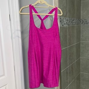 Victoria Secret On Point Workout Dress with Shorts and Pockets Magenta Size XXL